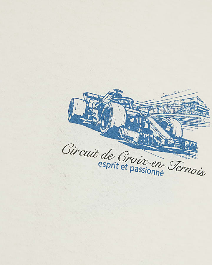 Cream Circuit De Croix Tank Top