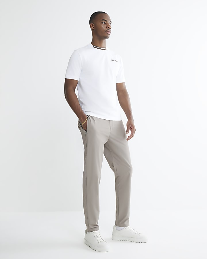 White Regular Fit Ame Saint T-Shirt