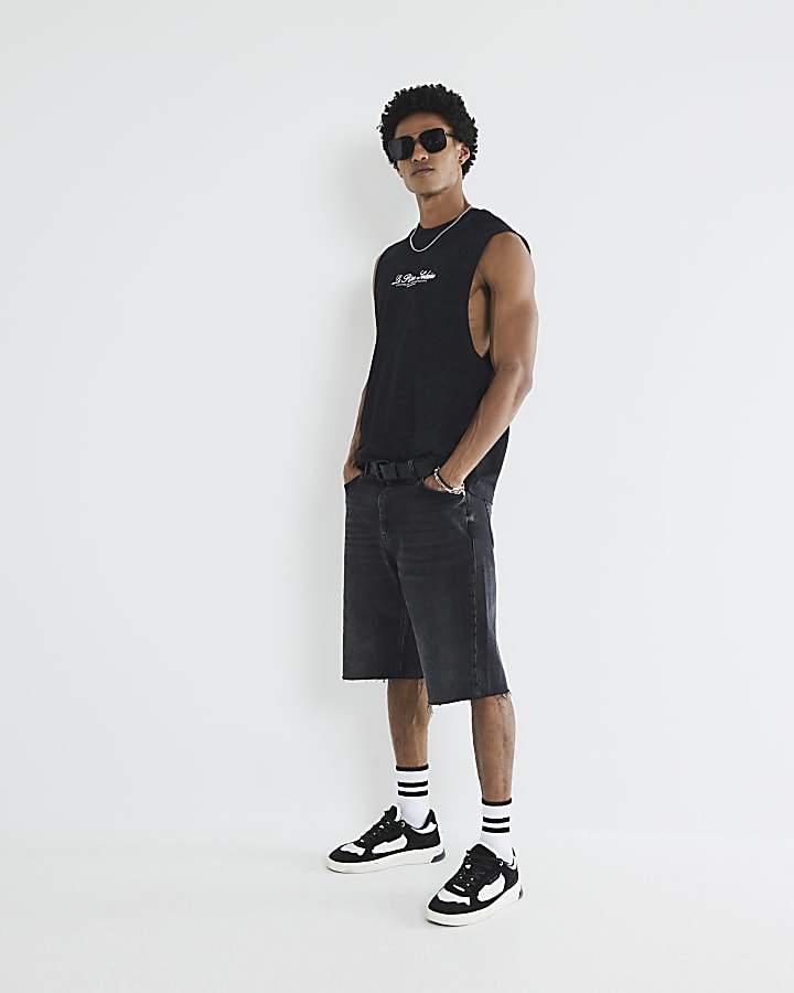 Black Sunlit Car Sleeveless Tank Top