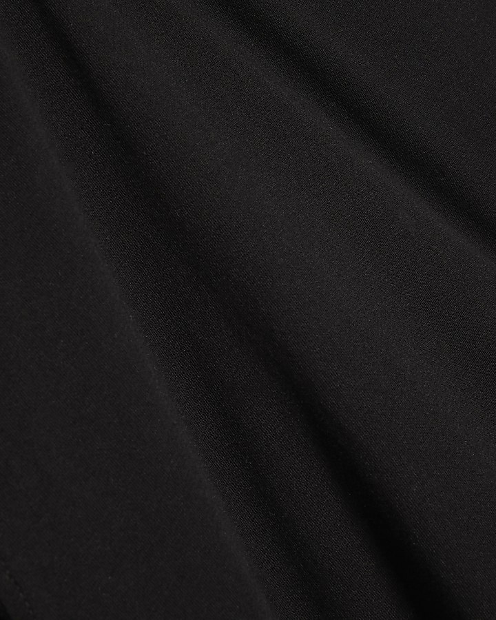 Black 3 Pack Short Sleeve Slim Fit T-Shirt