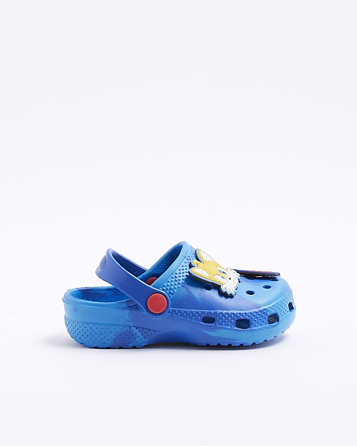 Blue Sonic Clogs
