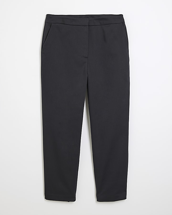 Petite Black Slim Cigarette Trousers