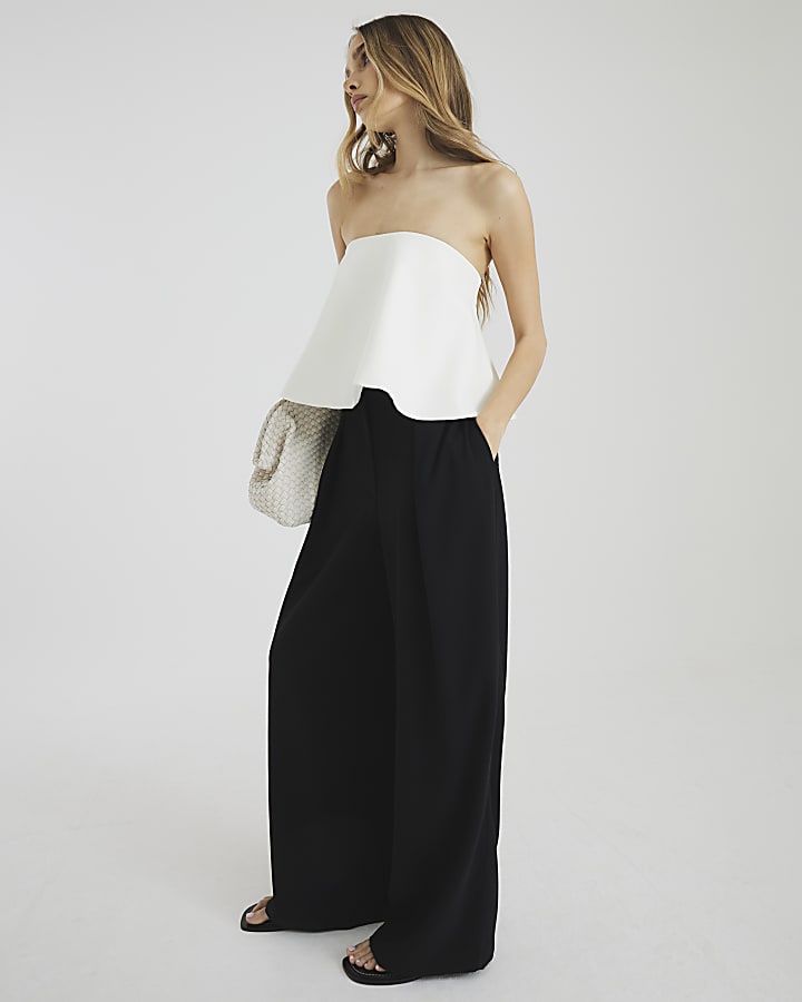 Black Wide Leg Trousers