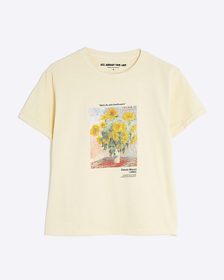 Yellow Sunflower Monet T-Shirt