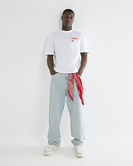 White Regular Fit Jimmys Aperitivo T-Shirt