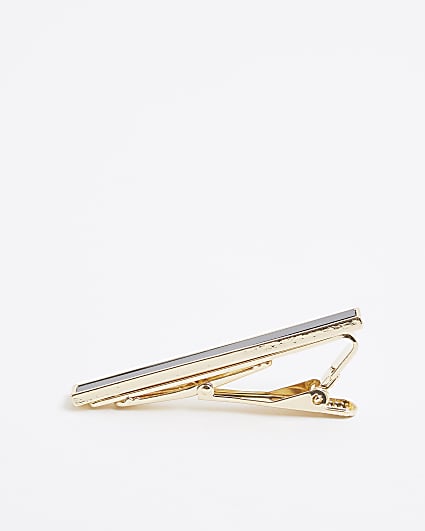 Black Inlay Tie Slide