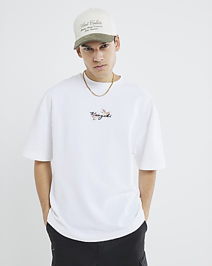 White Oversized Kanyaki T-Shirt