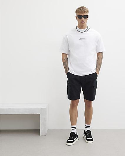Black Cargo Shorts