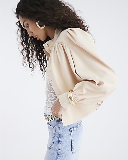 Beige Cape Jacket