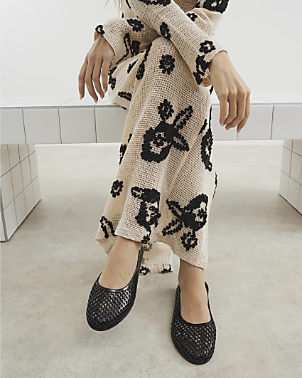Black Juju Jelly Ballet Pumps